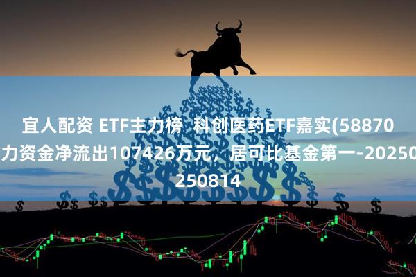 宜人配资 ETF主力榜  科创医药ETF嘉实(588700)主力资金净流出107426万元，居可比基金第一-20250814